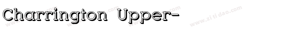 Charrington Upper字体转换